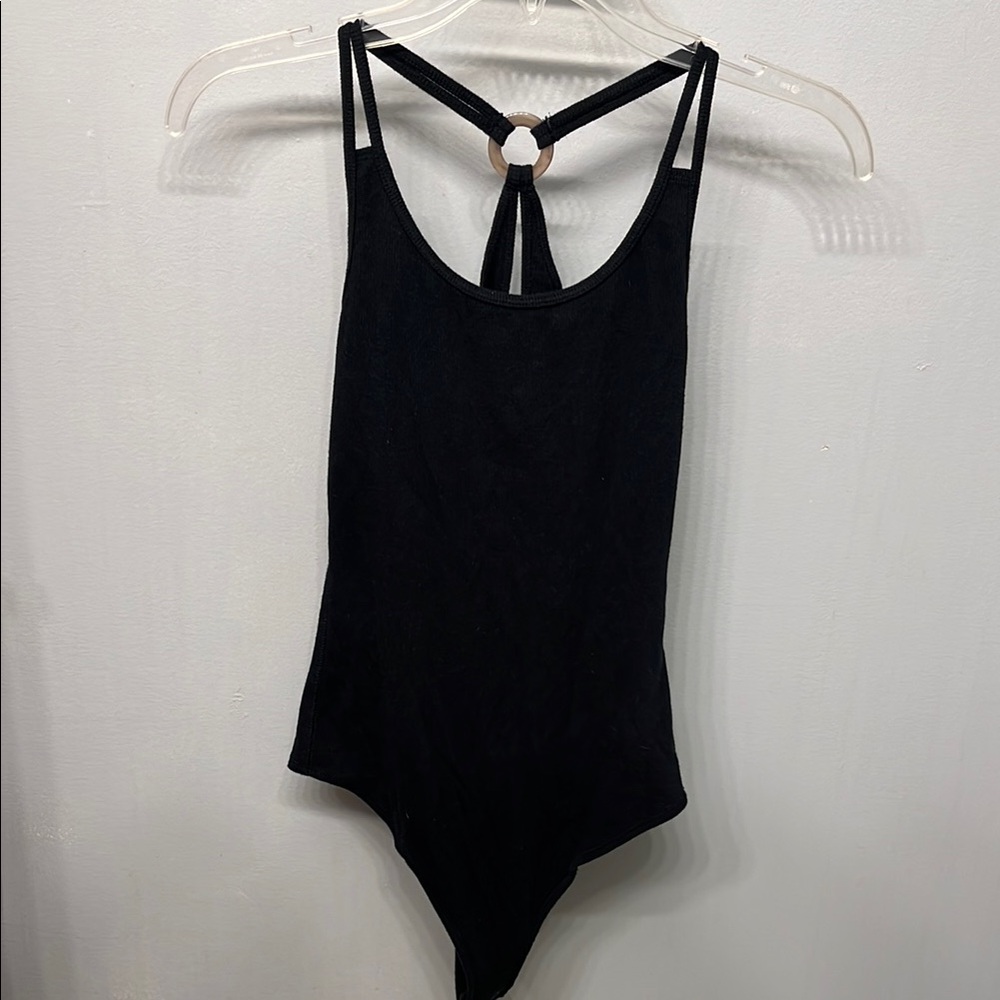 Black Abercrombie Bodysuit